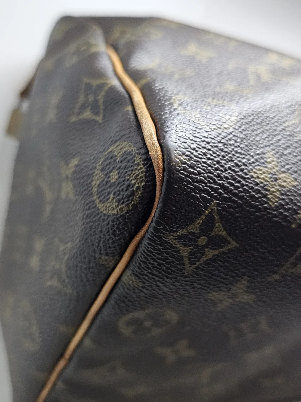 Louis Vuitton Brown Monogram Canvas Travel Bag
